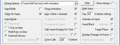 Options dialog